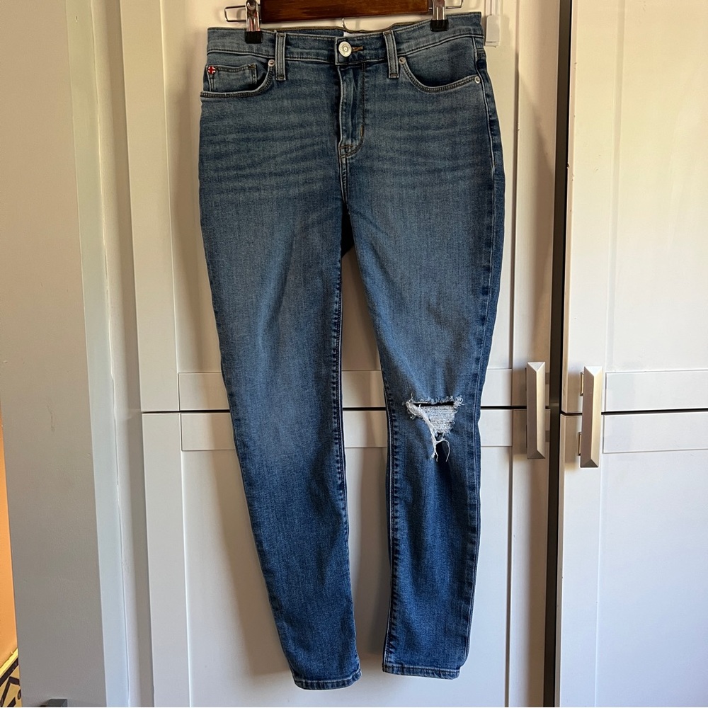 HUDSON Natalie Mid-Rise Ankle Skinny Jeans